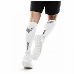 REHBAND QD COMPRESSION SOCKS, WHITE (PAIR)