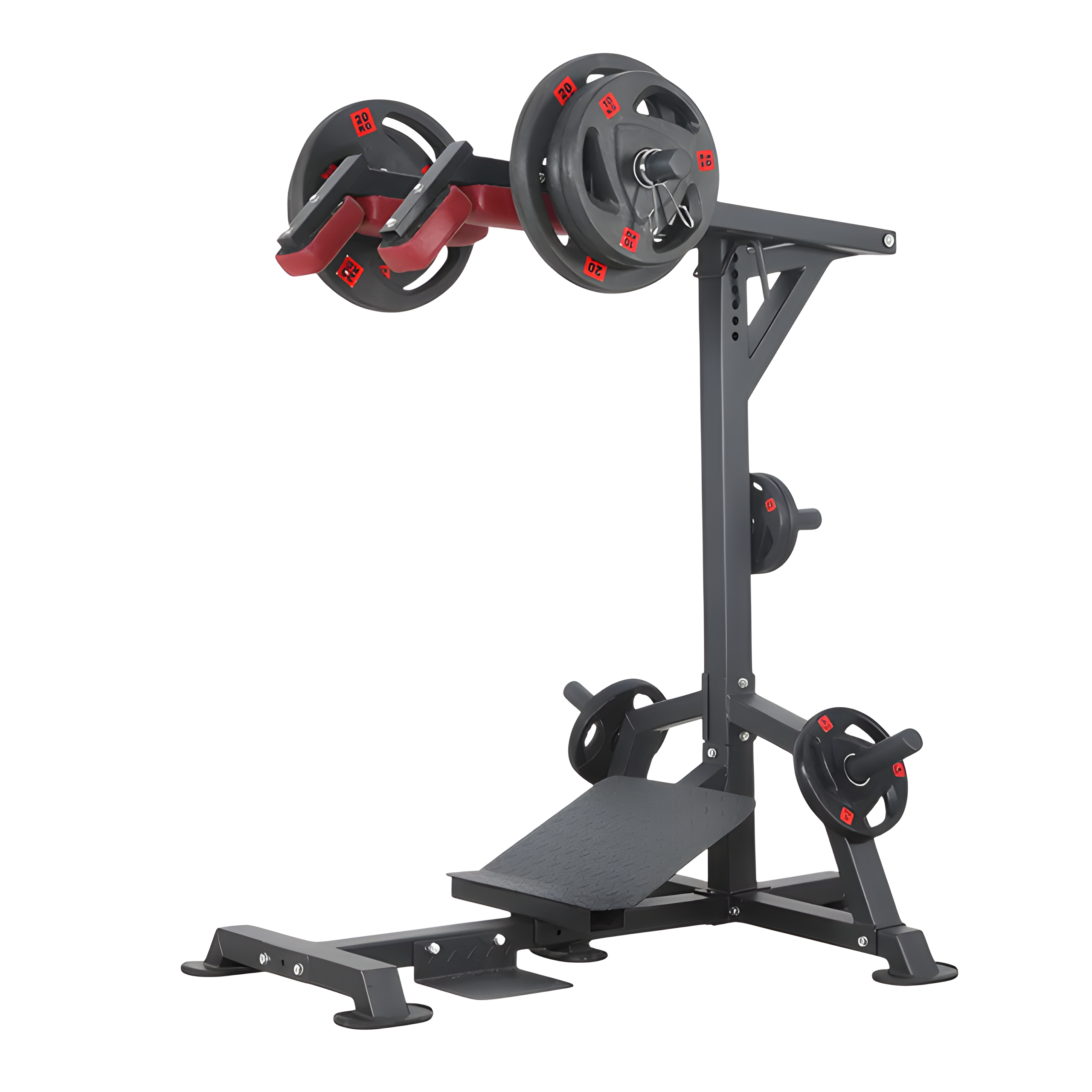 Leverage squat machine