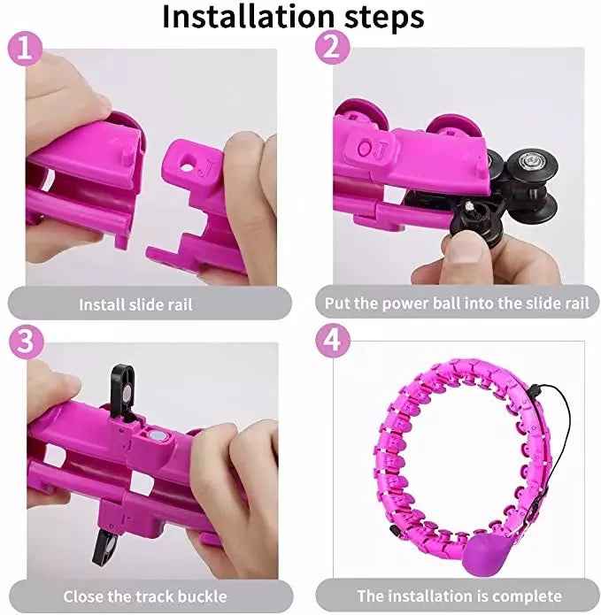 Smart fitness hula hop