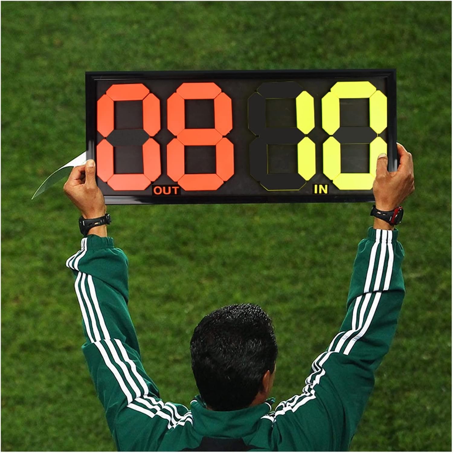 لوحة عرض التبديلات للمباراة