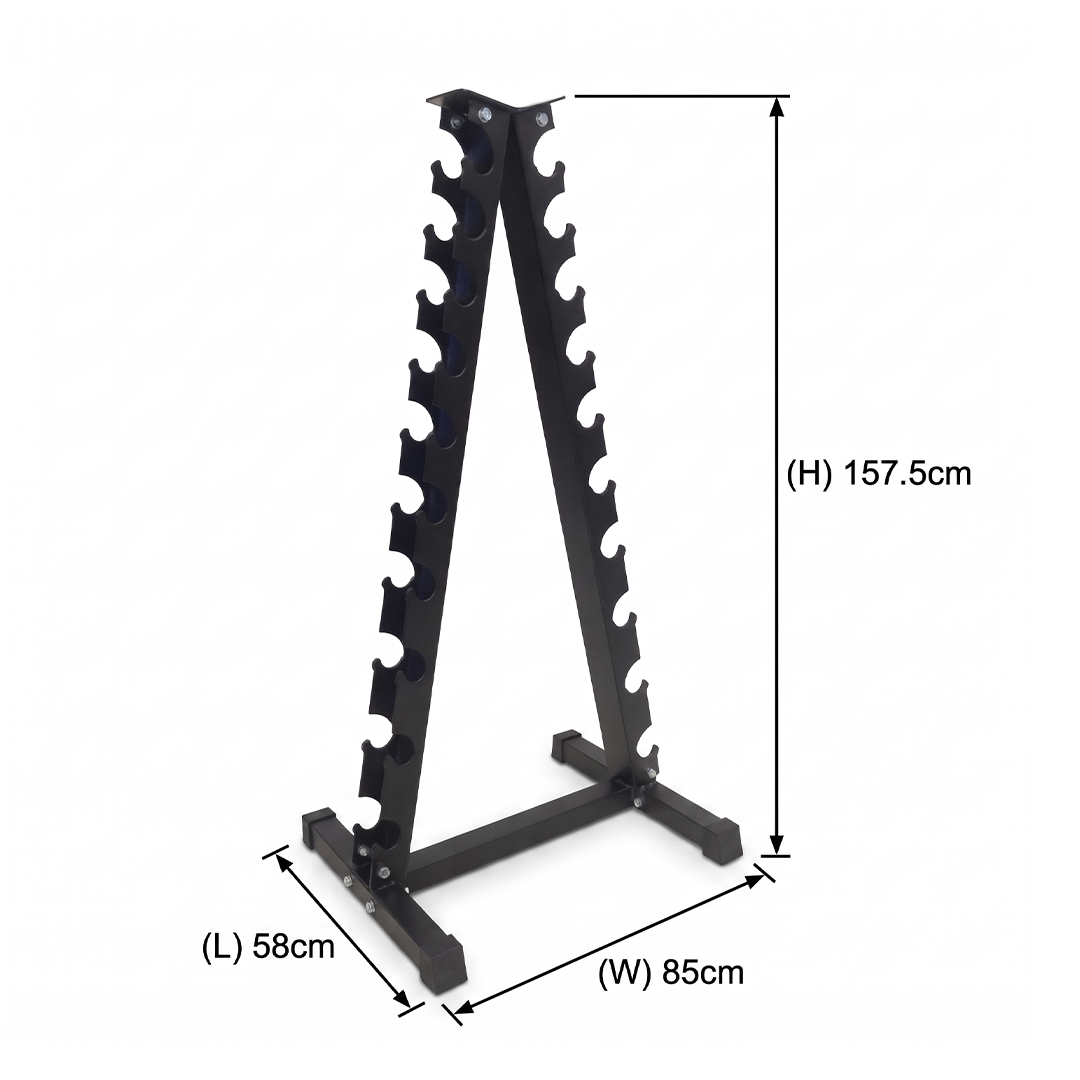 Vertical dumbbells rack
