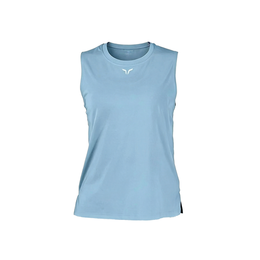 SquatWolf Woman Essential Crew Tank Asphalt Edition