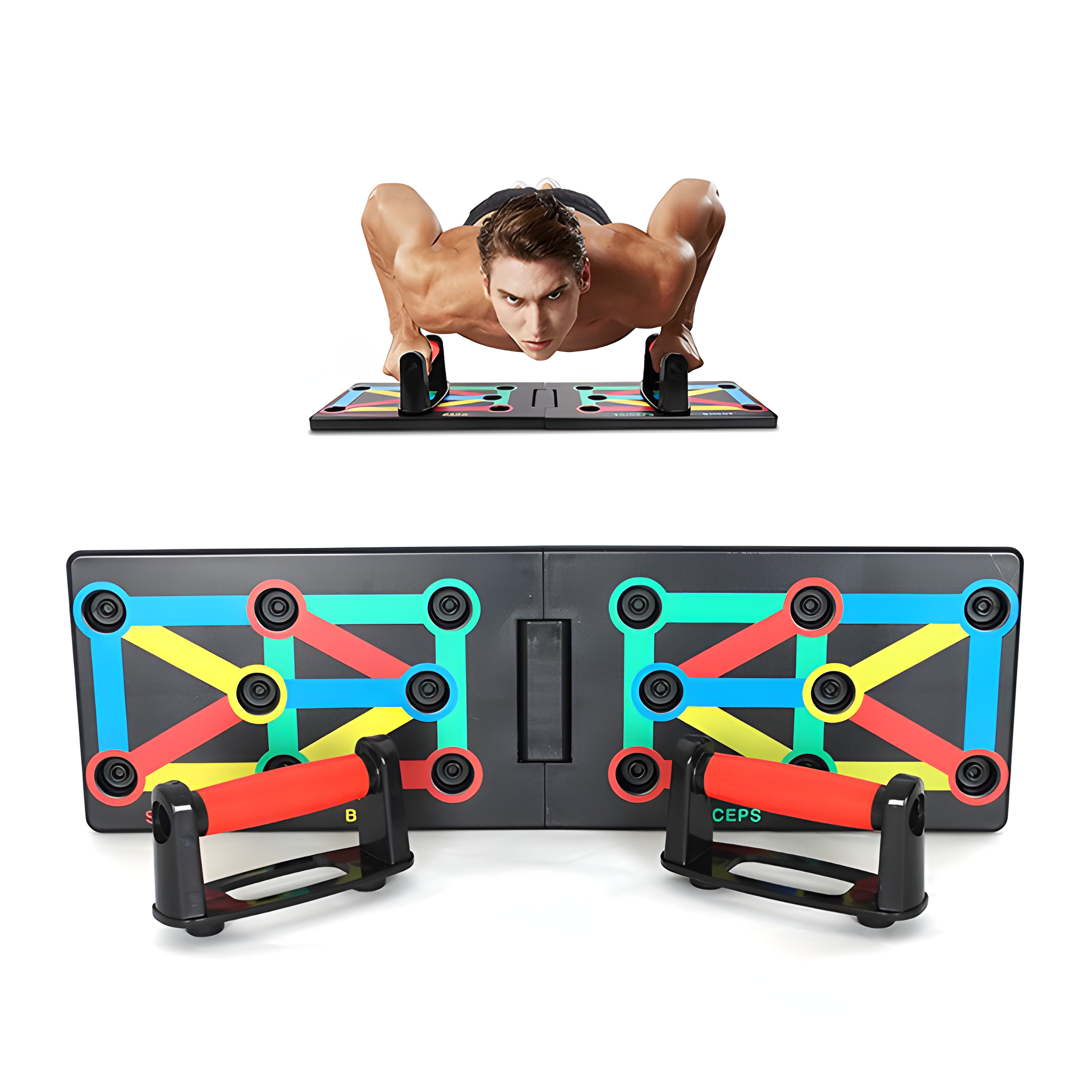 Push up bar board