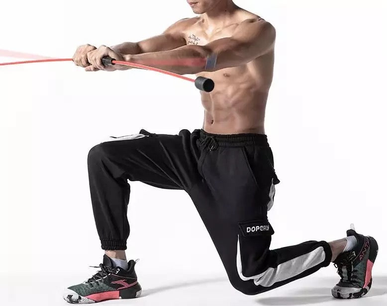Flexible fitness stick