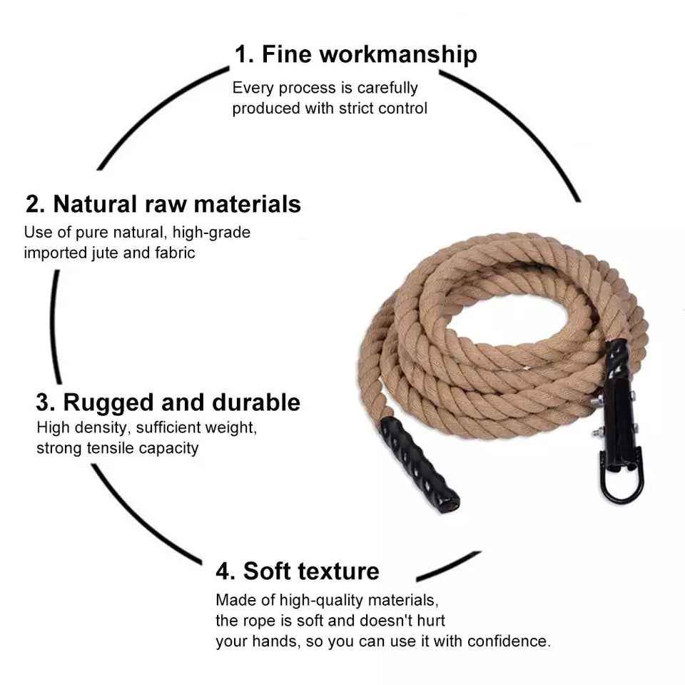Prof climbing rope
