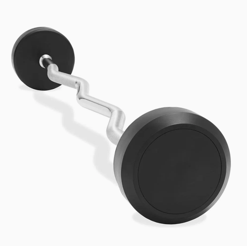 Zigzag barbell
