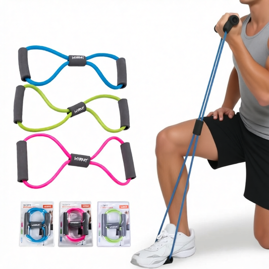 Yoga pull up 8 shape stretching rope