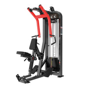 Seated row machine