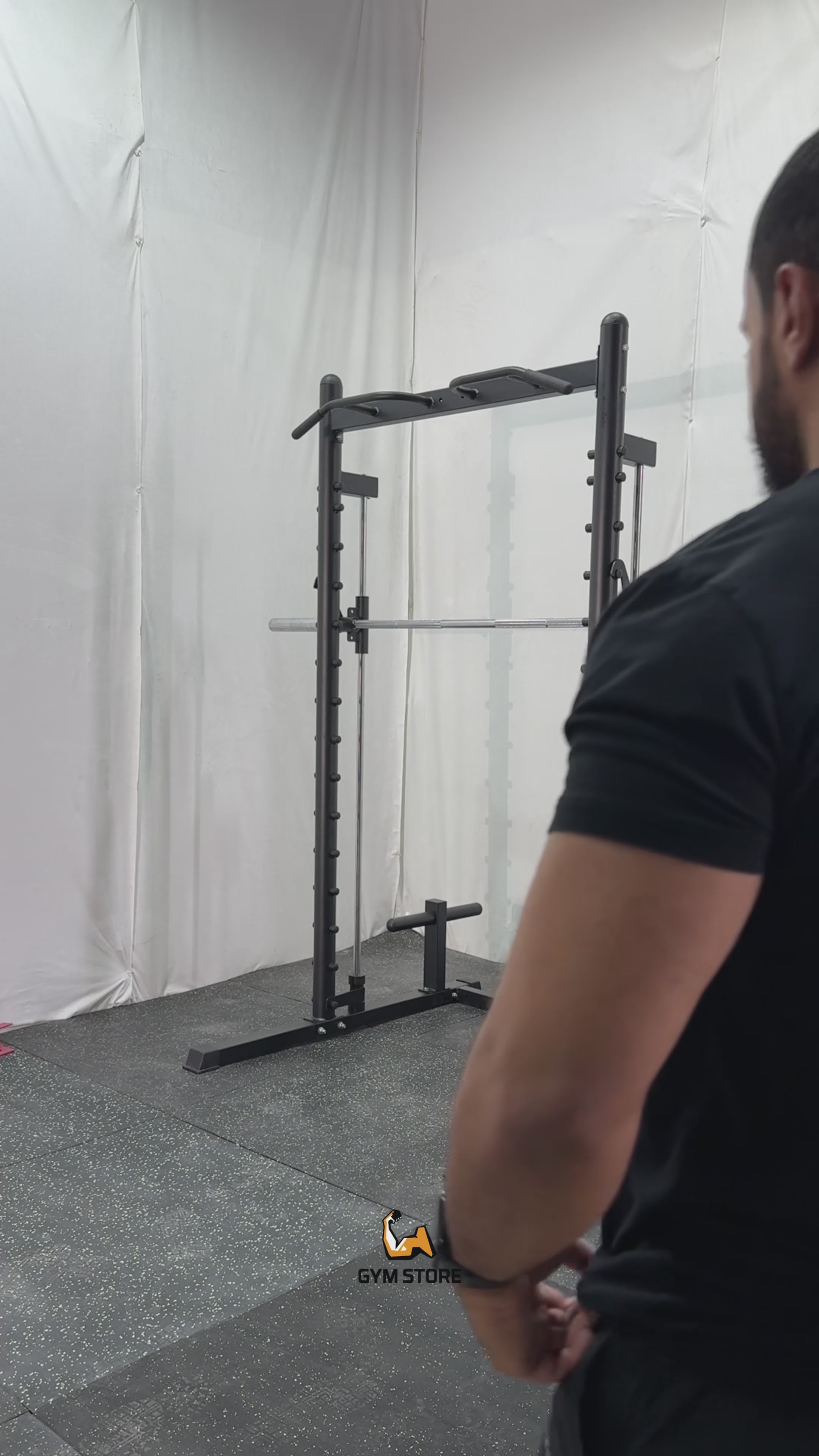 Load video: Multi squat rack