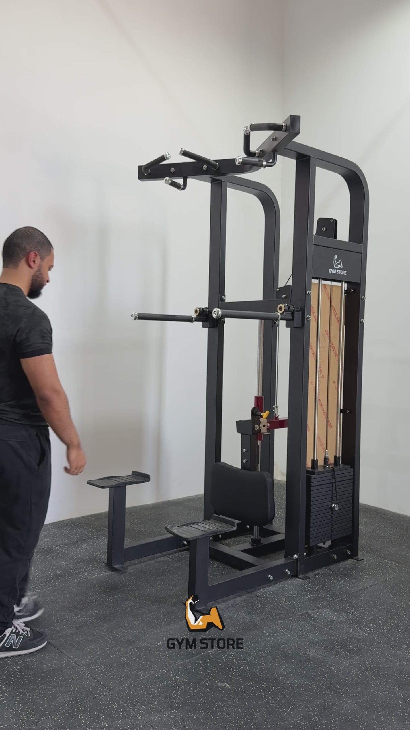 تحميل الفيديو: Assisted Dip \ chin machine